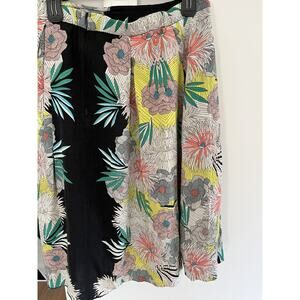 Y2K Corey Lynn Calter Anthropologie Womens 10 Skirt Vintage Tropical Print